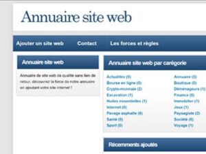 annuaire site web